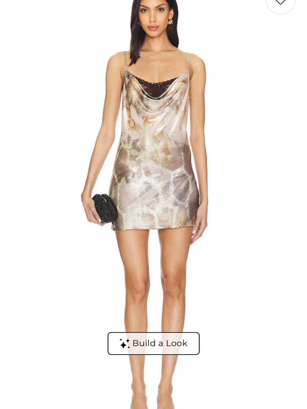 Jaded London mirage printed dress with built in bra in leopard SOLD OUT ONLINE